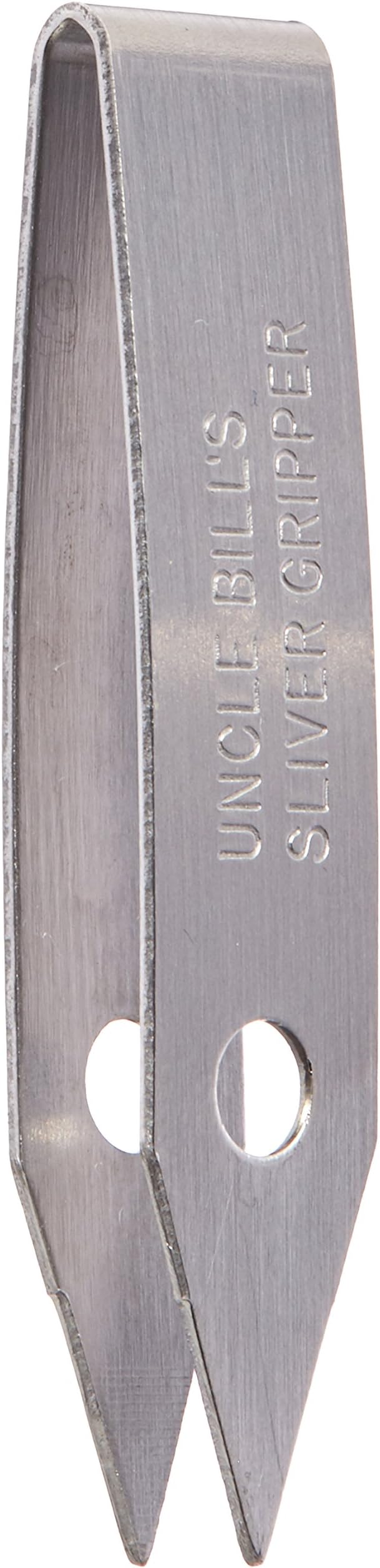 Sliver Gripper 2 Pack Keychain Tweezers USA Made Polished Stainless Steel