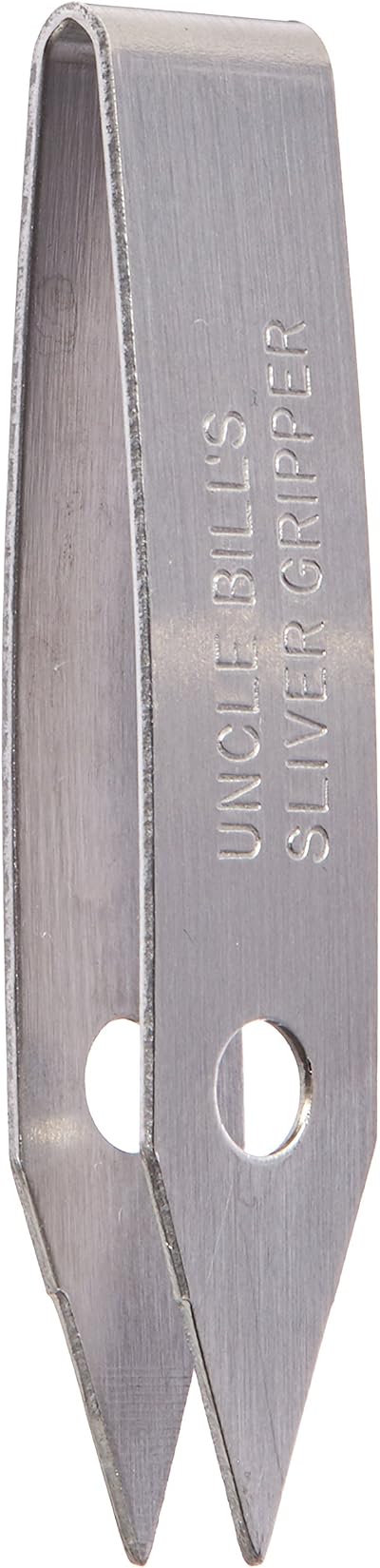 Sliver Gripper 2 Pack Keychain Tweezers USA Made Polished Stainless Steel