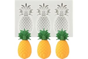 TAOXIBEI Fruit Polymer Clay Mold Pineapple Silicone Molds for DIY Crafts Air Dry Plaster Polymer Clay Epoxy Resin Casting Jewelry Making
