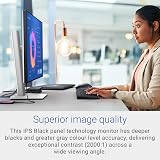 Dell U2724D UltraSharp 27 Inch QHD 1440p 120Hz IPS Black USB-C Monitor Silver view 3