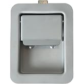 Buyers Products N3980 Non-Locking Steel Rectangular Paddle Latch, Weld-On | Flush Mount Non-Locking Paddle Latch Gives Toolboxes, Truck Bodies, Trailers, And Equipment Doors Fast, Easy Access