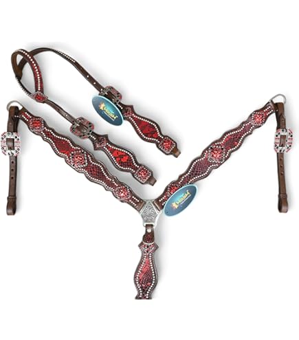 HILASON Western Horse Tack Set Harnais Américain Cuir