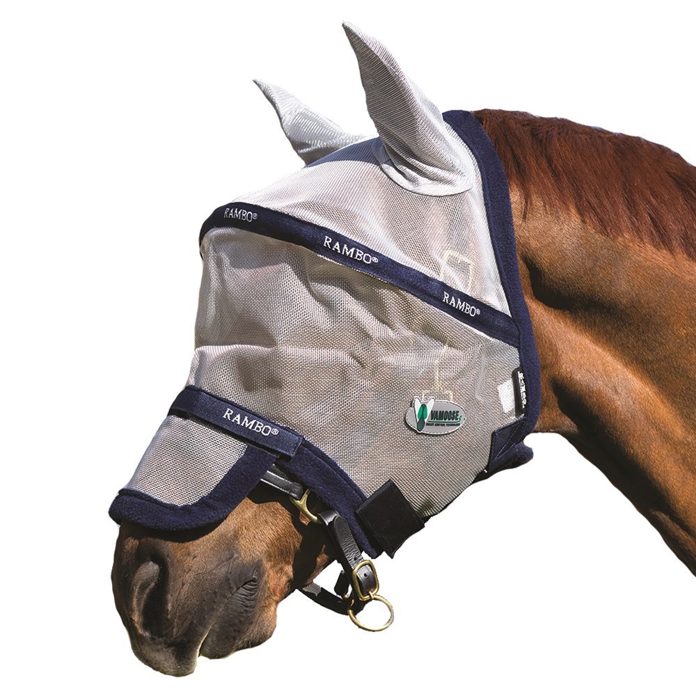 Horseware Rambo Fly mask Plus Vamoose Treated Fly Protection Ultimate DMAF14
