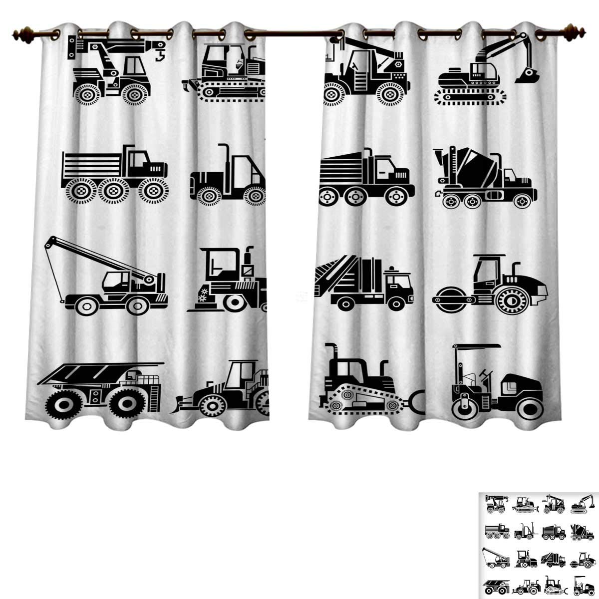 Amazon Com Rupperttextile Boys Blackout Thermal Curtain Panel