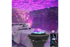 EASEKING Star Projector Galaxy Light Projector with Remote & Bluetooth Speaker, Multiple Colors Dynamic Projections Night Light Projector for Kids Adults Bedroom, Space Lights for Bedroom Decor Aesthetic