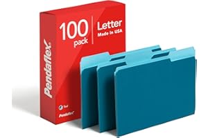 Tops Products Top Tab Colored Folders (ESS15213TEA)