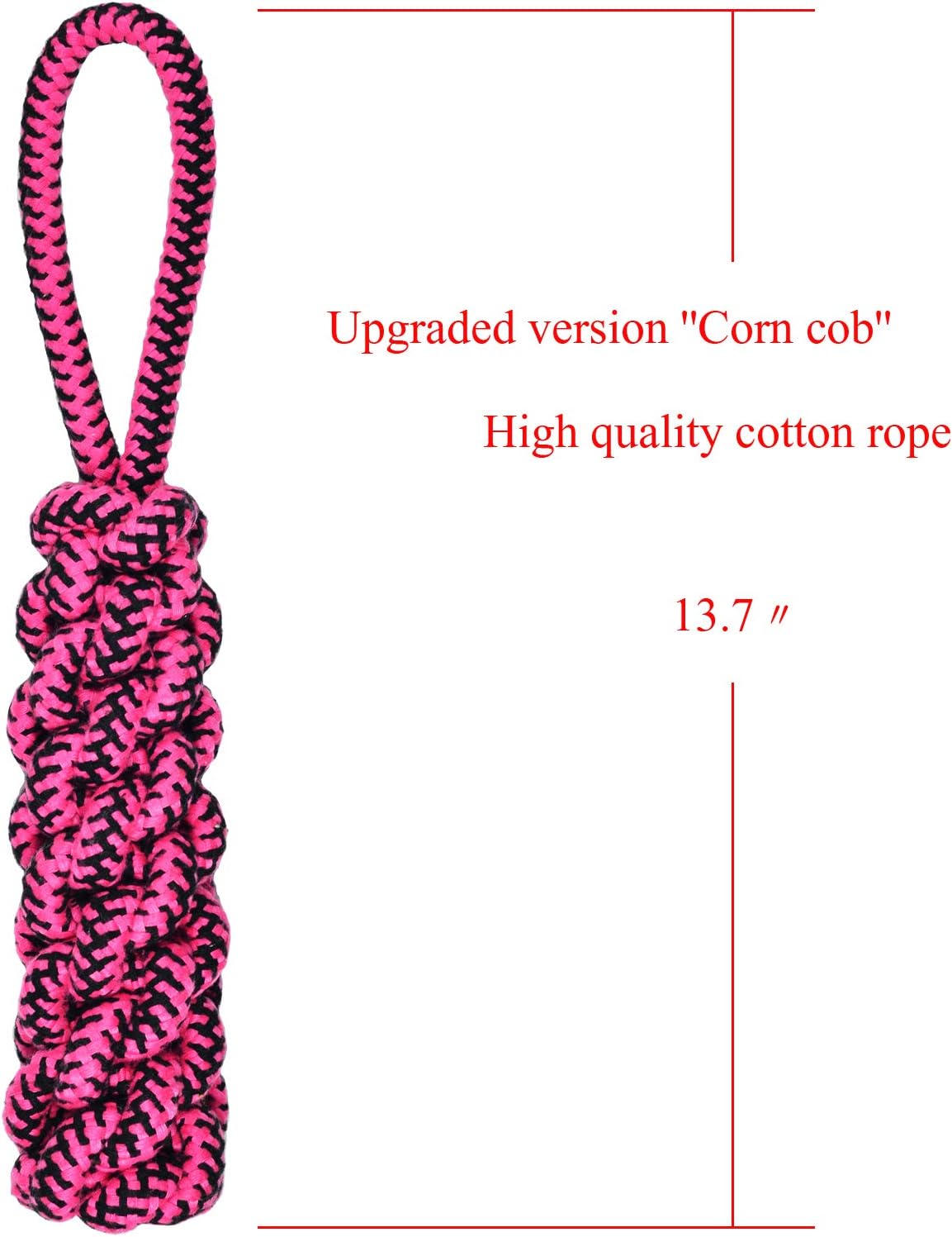 Pet Supplies : [Upgrade Version] Well Love Dog Toys - Chew Toys - 100 Natural Cotton Rope - Squeak Toys - Dog Balls - Dog Bones - Plush Dog Toy - Dog Ropes - Tug of War Ball - Toys for Dog 6pack Set : 