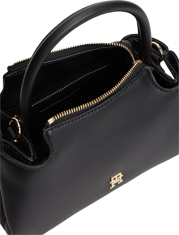 TH LOGOTAPE MINI SATCHELAW0AW18743 - Cartera para mujer, color negro, talla única