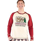 Lazy One Pajama Shirts for Men, Short & Long Sleeve Men's Pajama Tops, Funny PJ T-Shirts, Comfortable Cotton