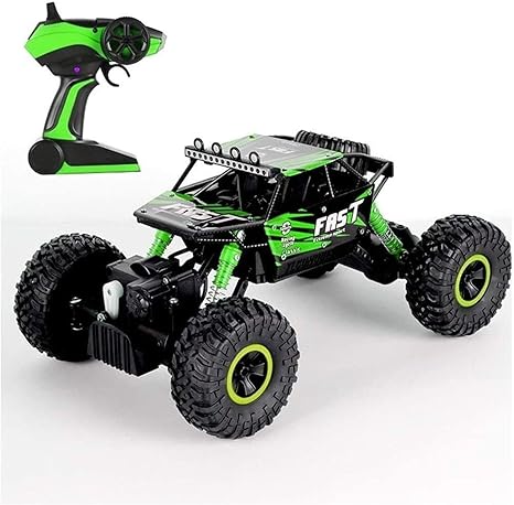 Amazon Co Jp 1 18 Rcカーの高速ビッグフットクローラバギーラジコンレーシングカーのオフロード4x4の車ビッグフットモンスタートラック用キッズ大人クライミング Color Green ホーム キッチン