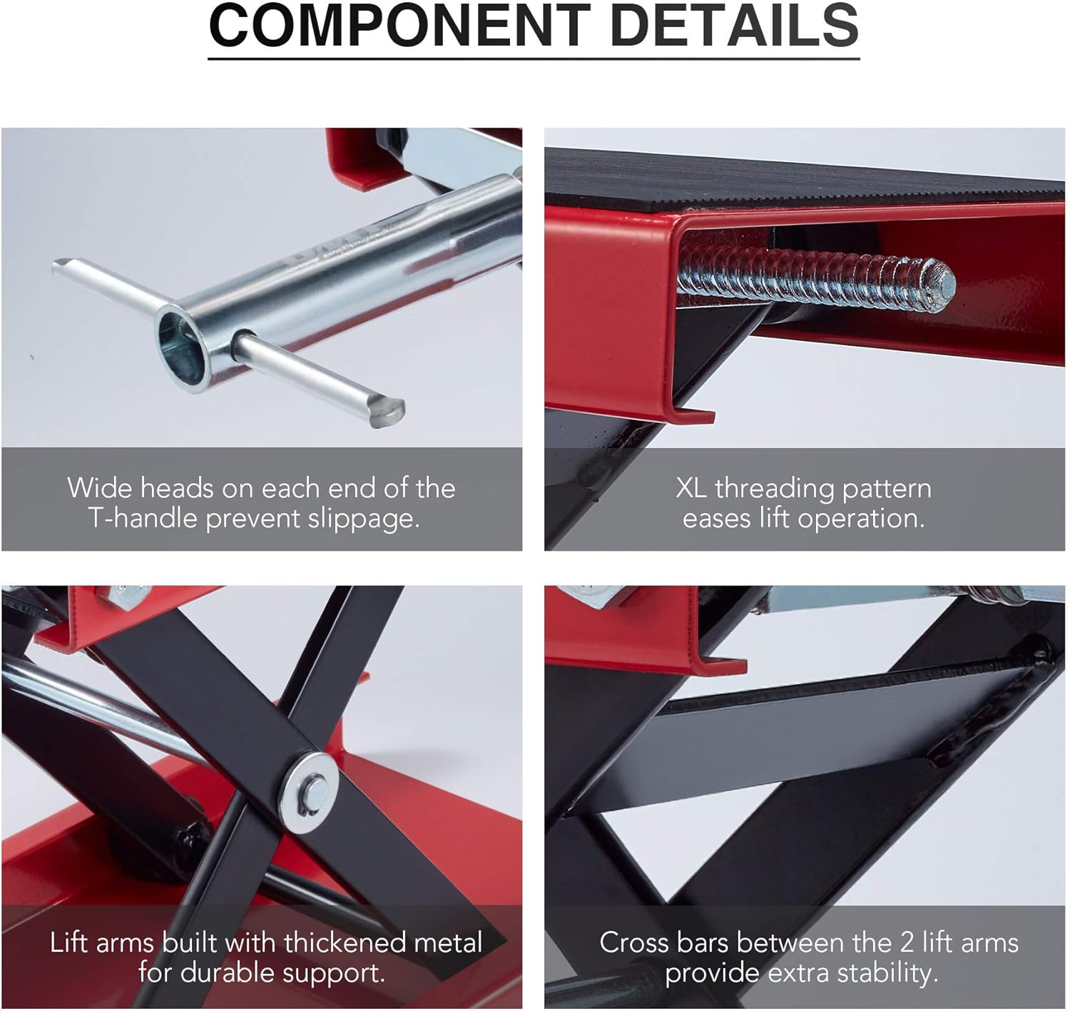 Orion Motor Tech Dilated Scissor Lift Jack for Street Bike, Cruiser, Adventure Touring Motorcycle: Automotive