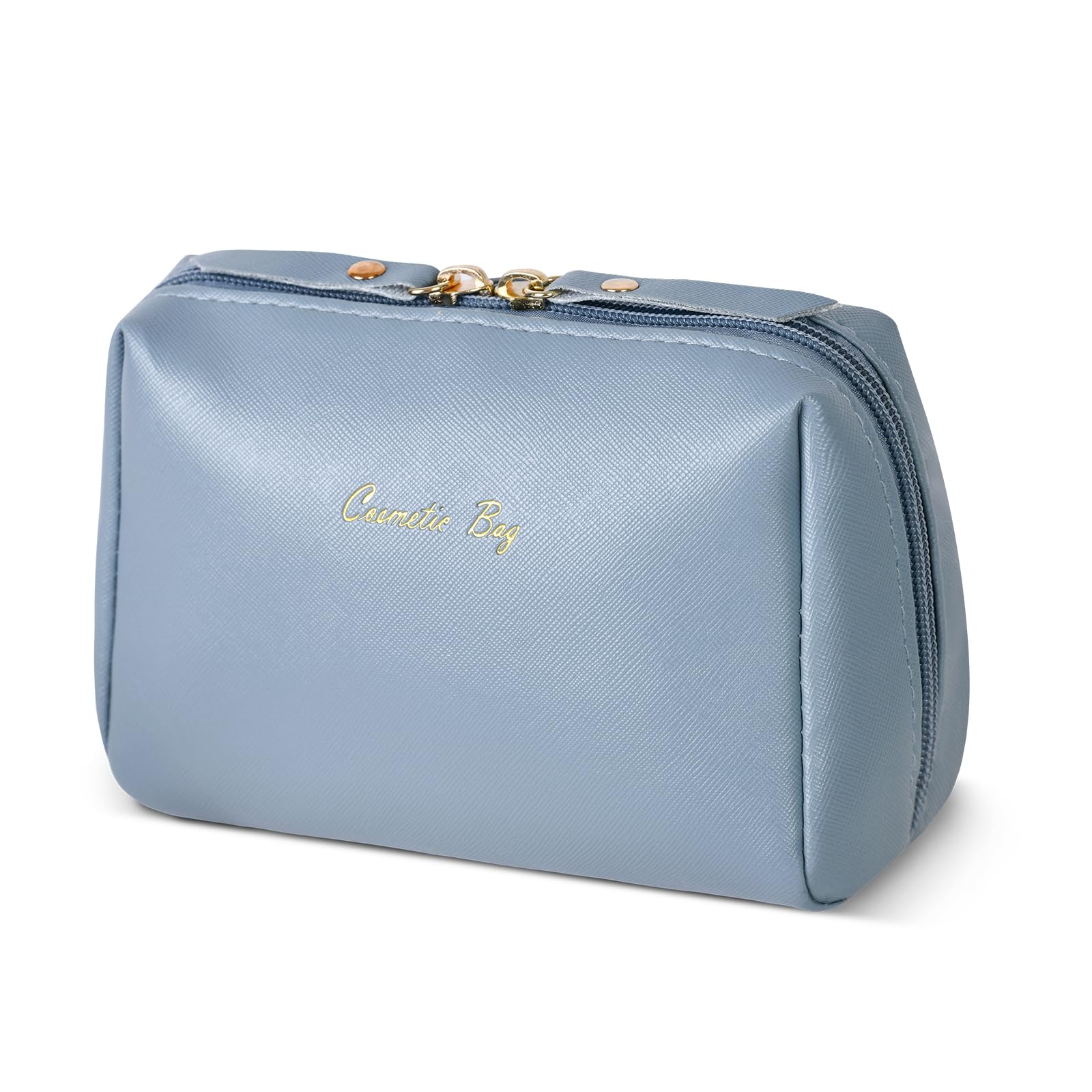 Photo 1 of 2 PACKS
Topwey Makeup Bag, Travel Essentials Cosmetic Bags for Women, Waterproof Portable Pouch travel toiletry bag with Divider (darkcyan, Small)