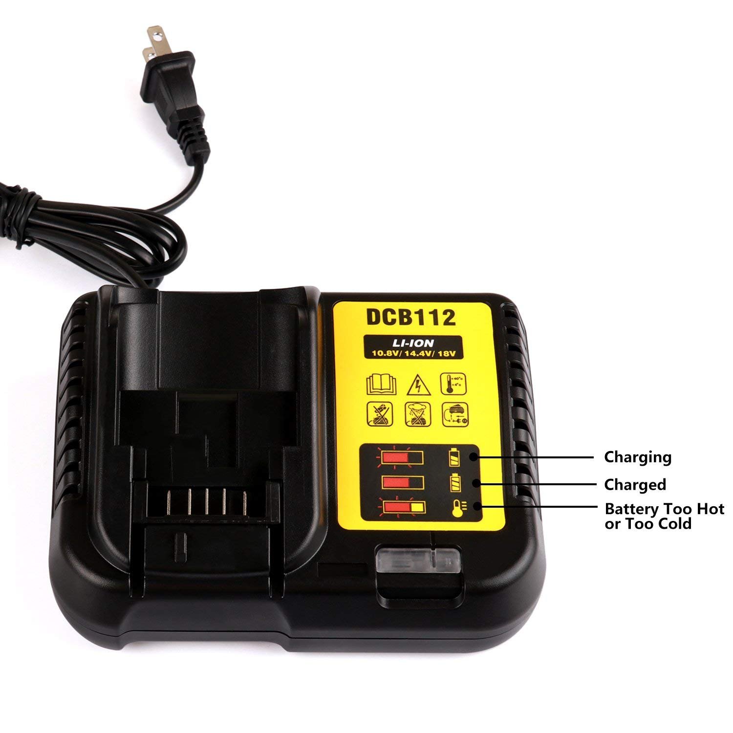 STZ Dewalt DCB112 12Volt and 20Volt MAX LithiumIon Battery Charger