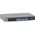 NETGEAR 10-Port Ultra60 PoE 10G Multi-Gigabit Ethernet Smart Switch (MS510TXUP) - Managed, with 8 x PoE++ @ 295W, 2 x 10G SFP+, Optional Insight Cloud Management, Desktop or Rackmount