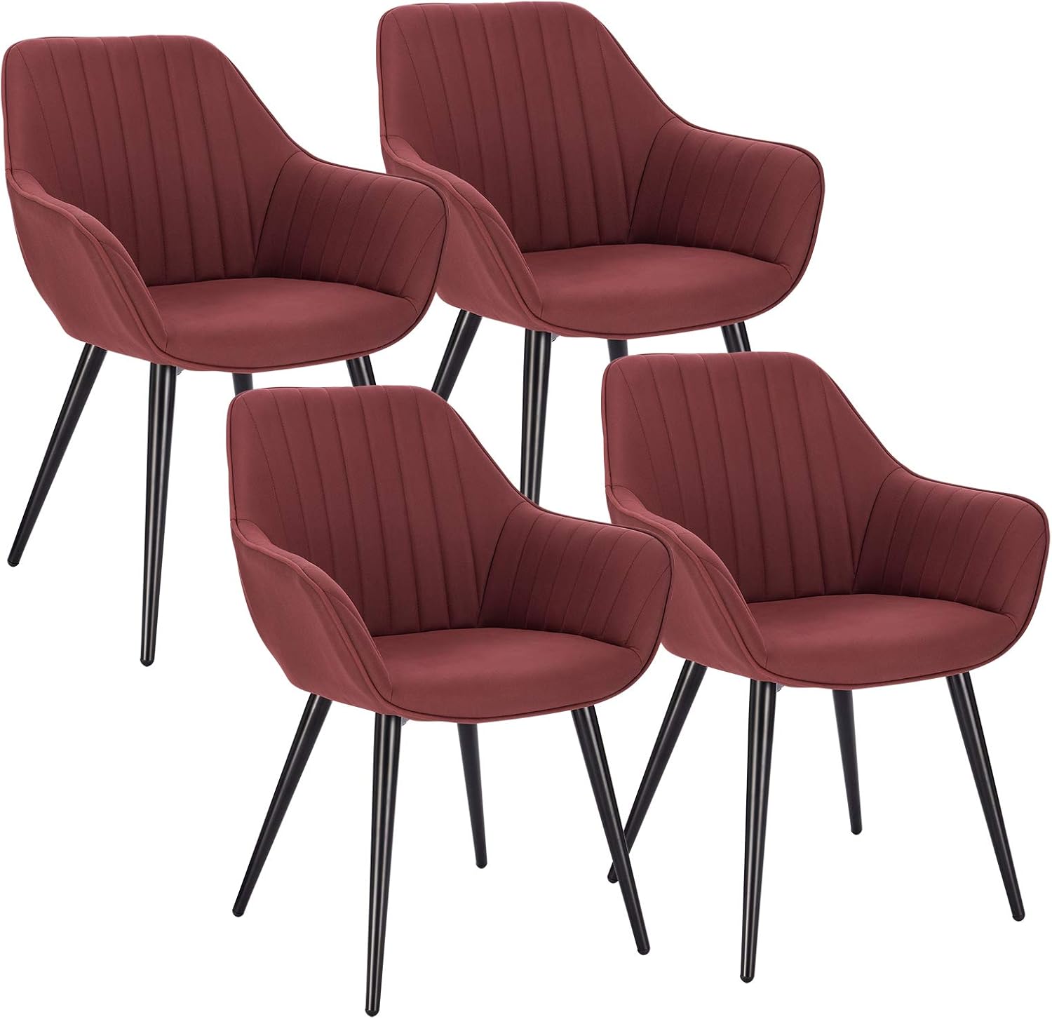 WOLTU BH256bd-4 4X Esszimmerstühle Küchenstuhl Wohnzimmerstuhl mit