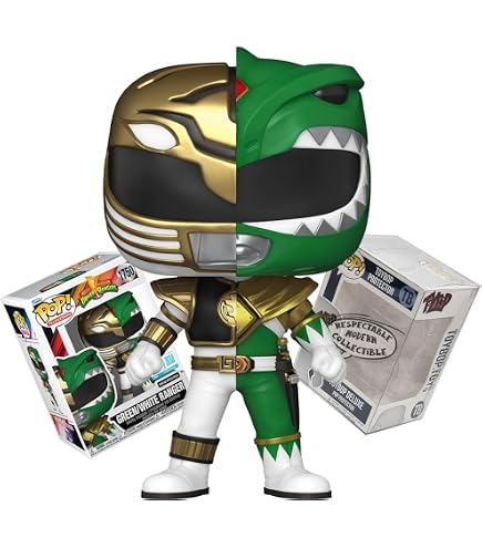 Funko Pop! グリーン/ホワイトレンジャー 限定版 Amazon.com: Funko Pop Mighty Morphin' Power Rangers Green/White