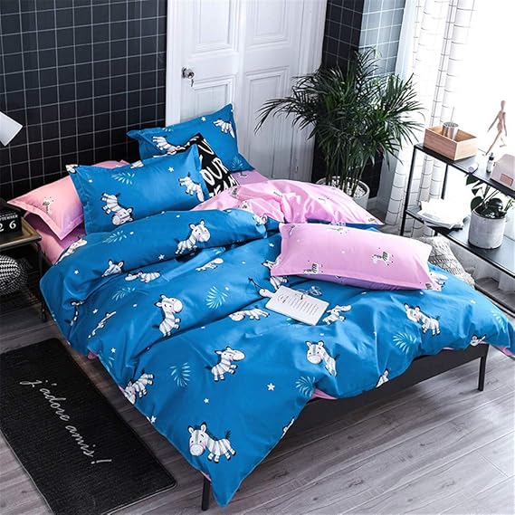 DOTBUY Bettbezug Set, 4 Stück Super Weiche und Angenehme Mikrofaser