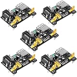 HiLetgo® 5個セット MB102 ブレッドボード 電源 ブレッドボード 電源モジュール 3.3V 5V MB102 ブレッドボード用 電源モジュール パワーモジュール Arduinoに対応 [並行輸入品]