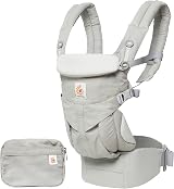 Ergobaby Omni 360 Baby Carrier Pearl Grey 4-Position Cotton view 1