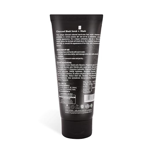 tbc charcoal face wash
