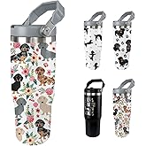 Ztuhjvy Dachshund Dog Tumbler Weiner Weenie Gifts for Women Men 30 Oz Dog Tumbler Insulated Dachshund Water Bottle Cup with Handle