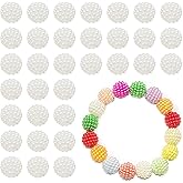 200Pcs Bayberry Round Beads,12mm Acrylic Imitation Pearl for Jewelry Making,Loose Pearl Beads for Bracelet Necklace Earring DIY Art Craft Projects Home Decoration-White