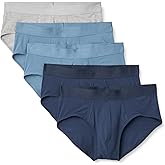 Amazon Essentials Men's Super Soft Modal Brief, Pack of 5