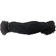 Ghillie Suits Thread - Synthetic Material Jute String to Build Your Own Layout, Camouflage Suit, Hunting Gear & Accessories for Camo, 1/2 lb Bundle, 18" Long - Black