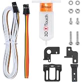 Upgraded 3D Touch V3.2 BL-Touch Replacement incl. 4 Brackets Compatible with Ender-3/3S/3Pro, Ender-5/5S/5Pro,CR-10 and Geeetech 3D Printers Auto Bed Leveling Sensor Kit, +/- 0.005mm Accuracy