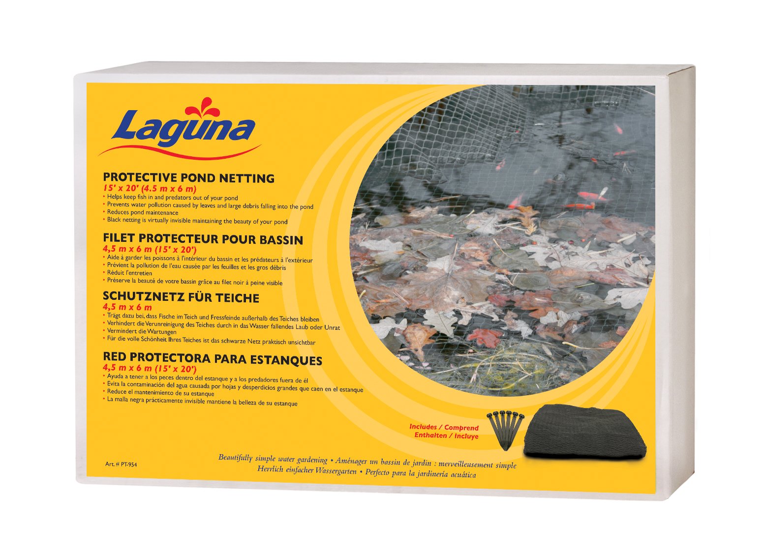 Laguna PT954 Pond Net 6 x 9 m Black