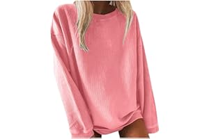SUMENSUMEN Women's Casual Long Sleeve Fall Tops 2023 Ribbed T-Shirt Thin Sweatshirt Cute Crew Neck Pullover Graphic Tops