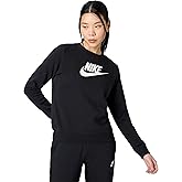Nike Women's Sportswear Club Fleece Logo Crew-Neck Sweatshirt