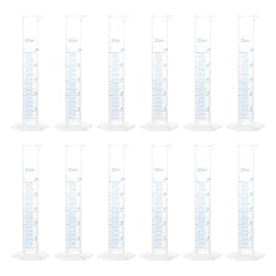 uxcell Plastic Graduated Cylinder, 25ml Measuring