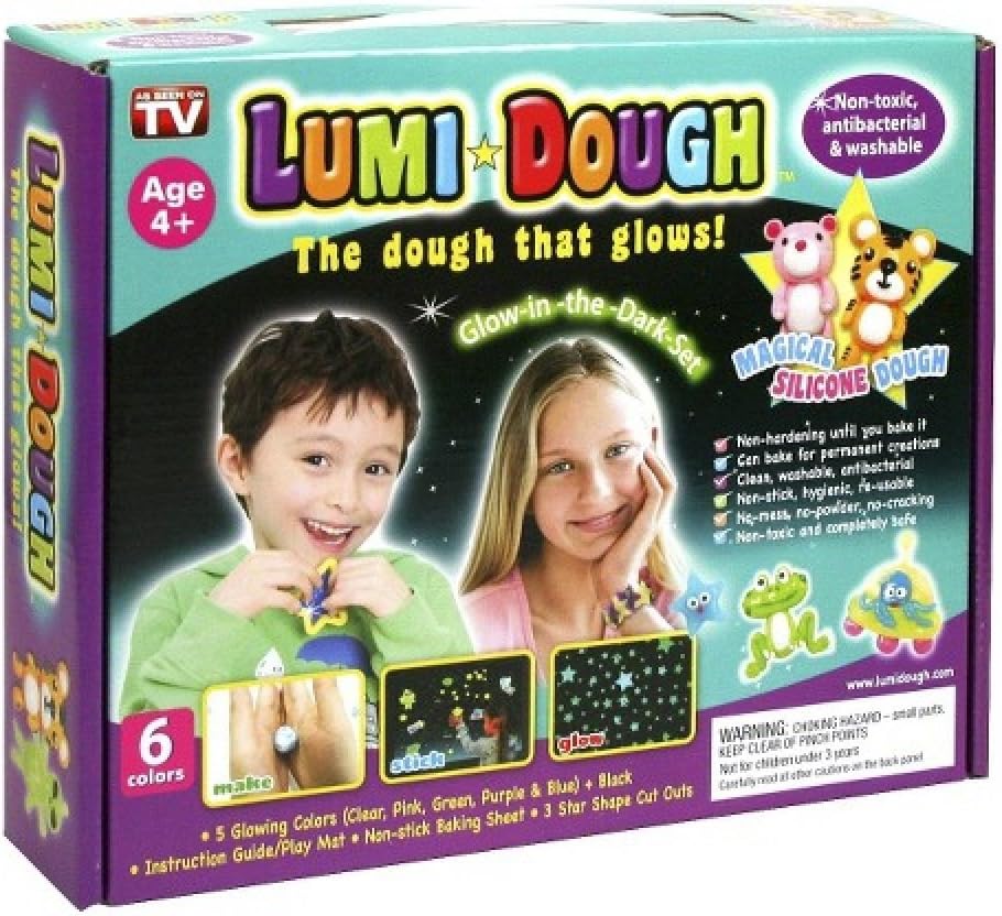 LUMI DOUGH - The Magical Silicone Doh That Glows in The Dark, Non-Toxic Play