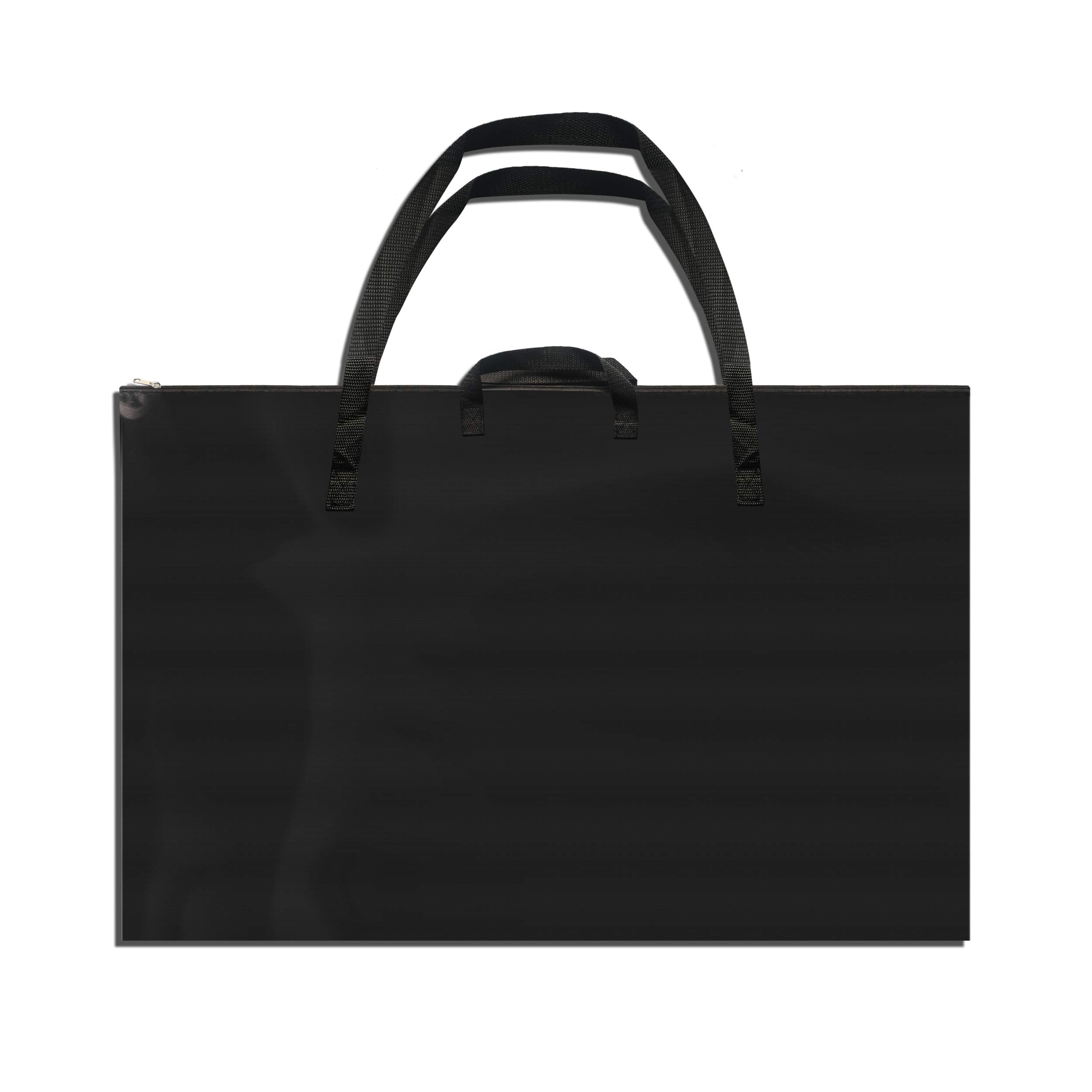 Black Art Portfolio Case with Shoulder Strap (W 0.20 x L 36 x H 24 inches)
