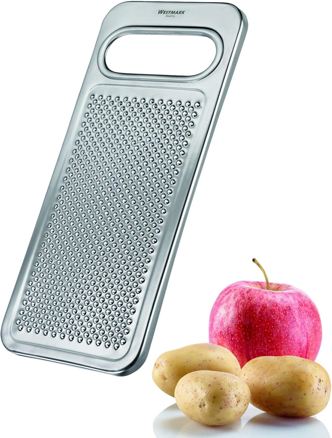 Westmark Kartoffel-/Apfelreibe, Kronenreibe, Fein, Rostfreier Edelstahl, Steel, Silber, 10052270