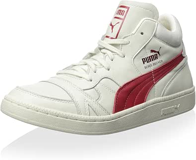PUMA357768-01 - Puma Becker Leather Men's White/Red 357768 01, blanco/rojo,  piel, para hombre Hombres , Blanco (Blanco (Whisper White)), 11.5 D(M) US :  PUMA: Amazon.es: Zapatos y complementos