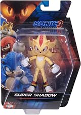 Sonic The Hedgehog Super Shadow Action Figure 5in Jakks Pacific Licensed view 3