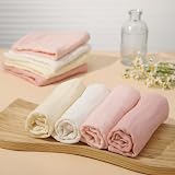 Zuimei 8 Pack Muslin Cloths Baby 100% Cotton 25x25 cm Soft Face Cloths view 6
