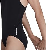 Speedo Girls Eco Endurance+ Medalist Swimsuit Black Chlorine Resistant view 2