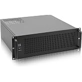 RackChoice 3U Rackmount Server Chassis ATX/Micro ATX/Mini-ITX (8x3.5 or 6x3.5+2x2.5,with Front 3x120mm Fan Support Standard ATX PSU or SFX PSU (Using the ATX to SFX Bracket with Chassis)