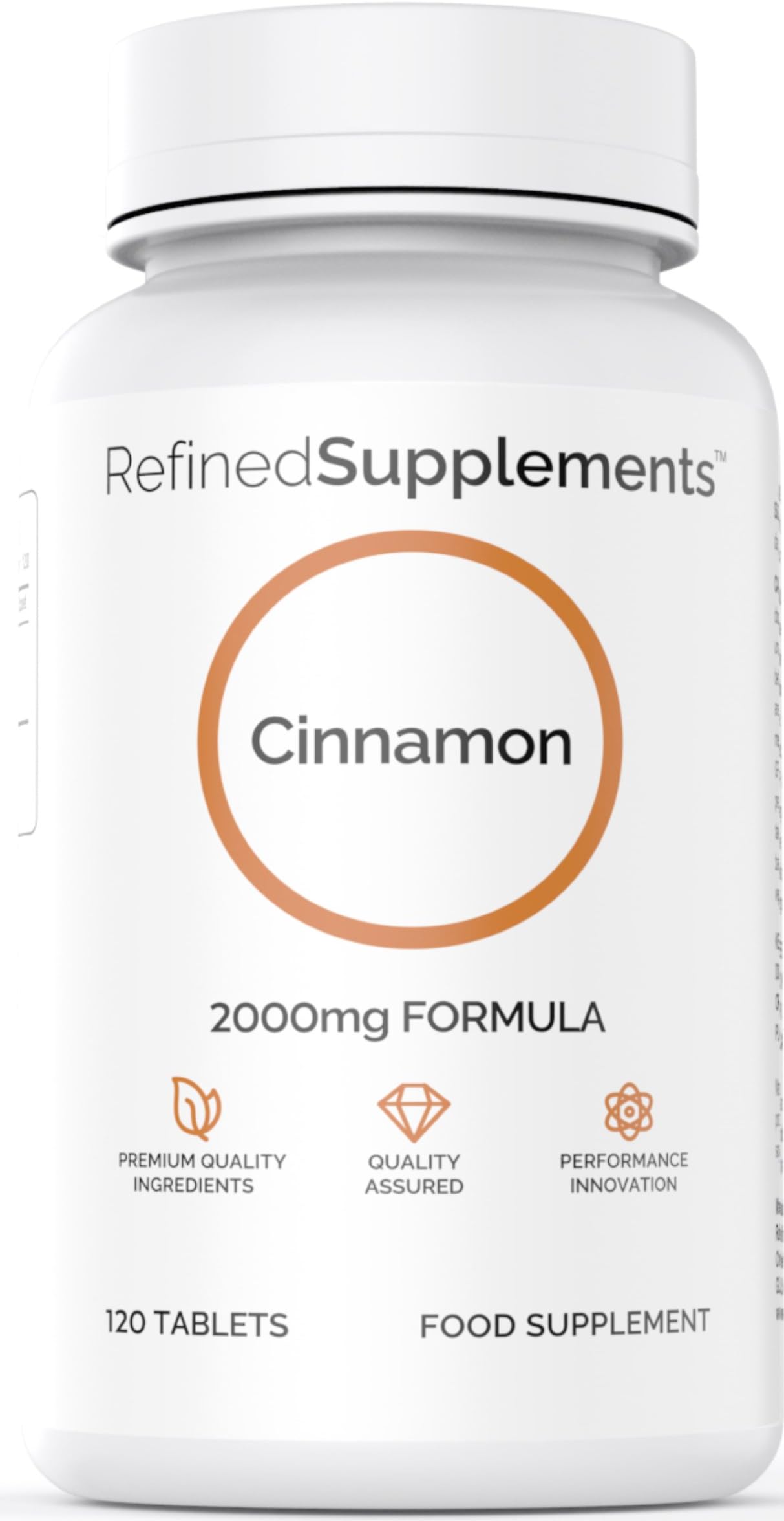 Cinnamon 2000 Mg 120 Tablets – 2000 Mg Cinnamon Bark Extract Tablets For Weight Loss & Diabetics - Great Antioxidant, Supports Heart & Joint Health– Vegetarian Friendly Cinnamon Tablets