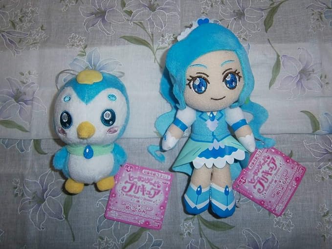 Amazon ヒーリングっどプリキュア ぬいぐるみキュアフォンテーヌ ペギタン 2種マスコット ぬいぐるみ ホビー