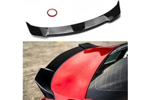 WheelX Rear Trunk Spoiler Compatible with 2018-2024 Toyota Camry SE XSE L LE XLE Hybrid, V2 Style Fits for 18-24 Sedan, High Kick Spoiler Wing Lip (Glossy Black)