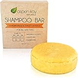 Solid Shampoo Bar, Made With Natural & Organic Ingredients, Sulfate-Free, Cruelty-Free & Vegan, All Hair Types, 3 Ounce Bar. 