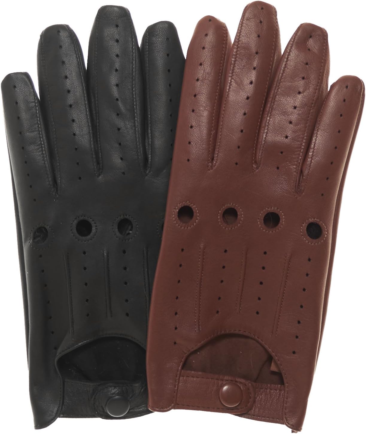 Fratelli Orsini Everyday Men's Italian Lambskin Leather Driving Gloves