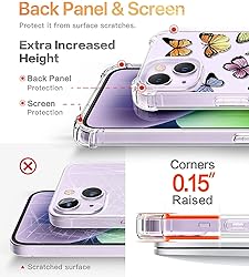 ROSEPARROT Designed for iPhone 14 Case with