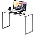 SHW Mission 32-Inch Home Office Computer Desk, White