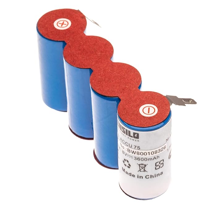 INTENSILO Ni-MH batería 3600mAh (4.8V) para Gardena podadora de césped