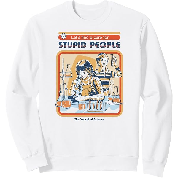 Steven Rhodes Maglietta Donna 'Cure For Stupid People' - Ufficiale, Nero, Taglie S-XXL - 6